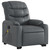  Stand up Massage Recliner Chair Gray Faux Leather A949-3206911