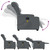  Stand up Massage Recliner Chair Gray Faux Leather A949-3206911