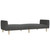  2-Seater Sofa Bed Dark Gray Fabric A949-375785