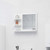  Bathroom Mirror White 23.6"x4.1"x17.7" Engineered Wood A949-805006