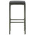  Bar Stools with Cushions 6 pcs Gray Poly Rattan A949-313450