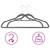  100 pcs Clothes Hanger Set Anti-slip Gray Velvet A949-289919