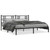  Metal Bed Frame without Mattress with Headboard Black 76"x79.9 A949-376330