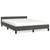  Bed Frame without Mattress Dark Gray Full Velvet A949-347604