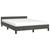  Bed Frame without Mattress Dark Gray Full Velvet A949-347604