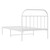  Metal Bed Frame without Mattress with Headboard White 39.4"x78.7 A949-353679