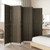 Room Divider 6 Panels Gray Poly Rattan A949-365354
