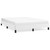  Bed Frame without Mattress White 53.9"x74.8" Full Faux Leather A949-346933