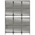  Room Divider 3 Panels Gray Poly Rattan A949-365390