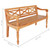  Batavia Bench 48.4" Solid Mahogany Wood Light Brown A949-337078