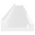  Wall Shelves 4 pcs High Gloss White 39.4"x3.5"x1.2 A949-326656