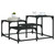 Coffee Table Black 26.8"x26.8"x15.7" Engineered Wood A949-837747