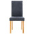  Dining Chairs 4 pcs Gray Faux Suede Leather A949-249213
