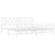  Metal Bed Frame without Mattress with Footboard White 76"x79.9 A949-374314