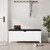  Storage Box with Cushion High Gloss White 41.3"x15.7"x17.7 A949-3279332
