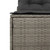  Patio Sofas Armless with Cushions 2 pcs Gray Poly Rattan A949-365833