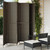  Room Divider 6 Panels Gray Poly Rattan A949-365370