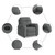  Recliner Chair Dark Grey Fabric A949-3303546