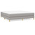  Box Spring Bed Frame Light Gray King Fabric (US Only) A949-3120658