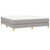  Box Spring Bed Frame Light Gray King Fabric (US Only) A949-3120658