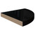  Floating Corner Shelf High Gloss Black 13.8"x13.8"x1.5" MDF A949-323910