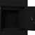  Office Cabinet Black 35.4"x15.7"x70.9" Steel A949-336415