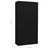  Office Cabinet Black 35.4"x15.7"x70.9" Steel A949-336415