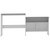  Bar Table with 2 Table Tops White and Gray 51.2"x15.7"x47.2 A949-280221