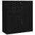  Office Cabinet Black 35.4"x15.7"x40.2" Steel A949-336407