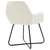  Dining Chairs 4 pcs Cream Velvet A949-277013