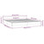  Bed Frame without Mattress Light Gray King Velvet A949-347609