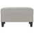  Footstool Light Gray 27.6"x21.7"x16.1" Microfiber Fabric A949-349362