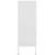  Drawer Cabinet White 31.5"x13.8"x40" Steel A949-336152