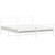  Metal Bed Frame without Mattress with FootboardWhite 76"x79.9 A949-355438