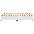  Bed Frame without Mattress White 59.8"x79.9" Queen Faux Leather A949-347282