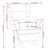  Rocking Chair Wingback Light Grey Velvet and Solid Wood A949-329363
