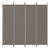  4-Panel Room Divider Anthracite 78.7"x86.6" Fabric A949-350200