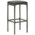  Bar Stools with Cushions 2 pcs Gray Poly Rattan A949-313441