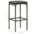  Bar Stools with Cushions 2 pcs Gray Poly Rattan A949-313441
