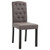  Dining Chairs 4 pcs Taupe Fabric A949-249260