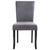  Dining Chairs 2 pcs Gray Faux Suede Leather A949-249292