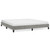  Bed Frame without Mattress Light Gray 76"x79.9" King Velvet A949-347012