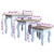  Nesting Table Set 3 Pieces Solid Mahogany Wood A949-244505