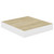  Floating Wall Shelves 4 pcs Oak and White 9.1"x9.3"x1.5" MDF A949-326569