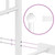  Metal Bed Frame without Mattress with Headboard White 39.4"x78.7 A949-374481