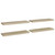  Floating Wall Shelves 4 pcs Oak 31.5"x9.3"x1.5" MDF A949-323879