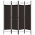  4-Panel Room Divider Brown 63"x70.9 A949-320703