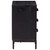  Bedside Cabinet Black 15.7"x11.8"x21.7" Solid Wood Pine A949-349914