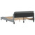  Bed Frame "Dover" Light Gray 59.8"x79.9" Fabric A949-373288