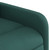  Massage Recliner Chair Dark Green Fabric A949-374212